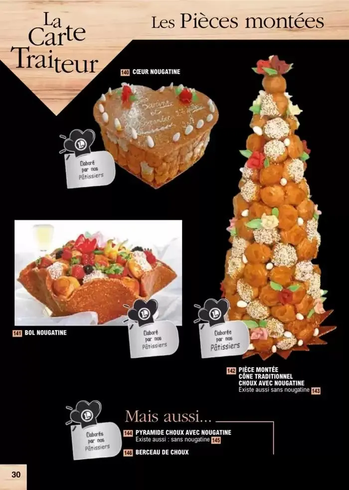 Carte traiteur permanente du 2 janvier au 30 novembre 2025 - Catalogue page 23