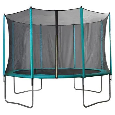 Trampoline rond diamètre 430 cm avec filet pour adultes et enfants