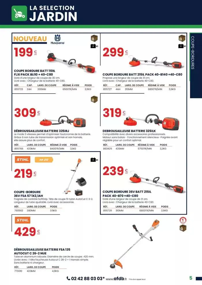 Sélection Jardin Printemps - Été du 28 mars au 26 mai 2025 - Catalogue page 5