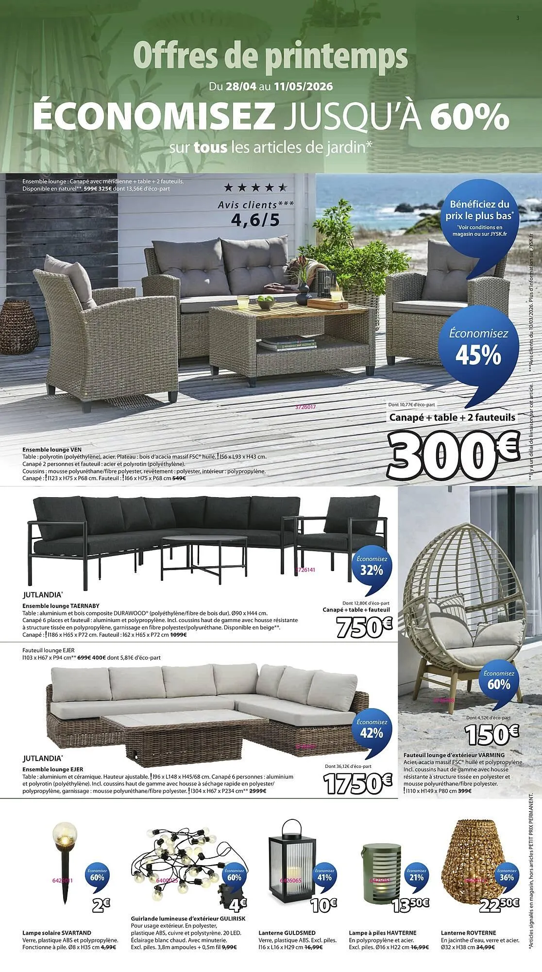 Catalogue JYSK du 28 avril au 11 mai 2026 - Catalogue page 3