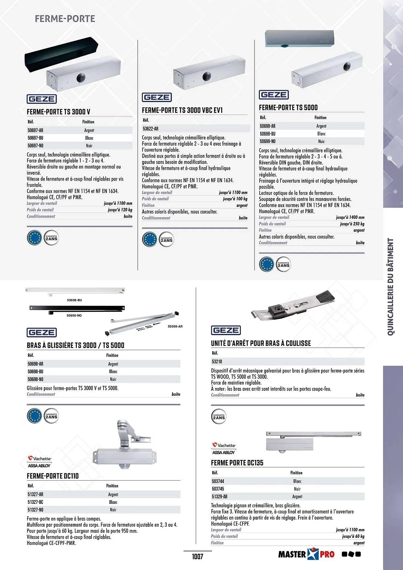 Catalogue Master Pro du 28 janvier au 30 décembre 2028 - Catalogue page 1011