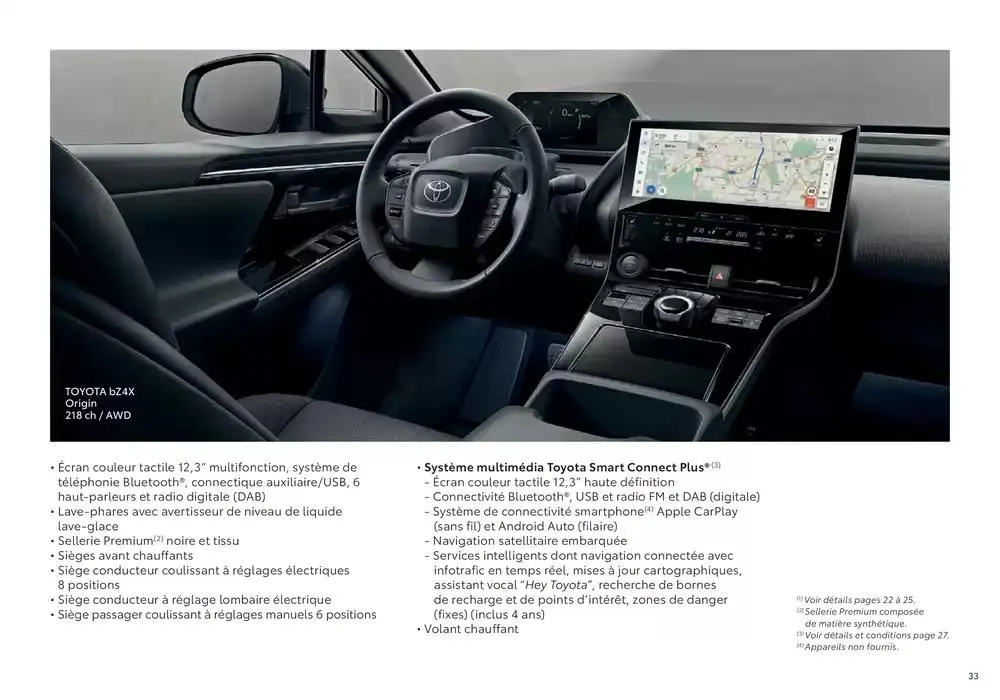 Toyota bZ4X  du 7 janvier au 7 janvier 2026 - Catalogue page 33