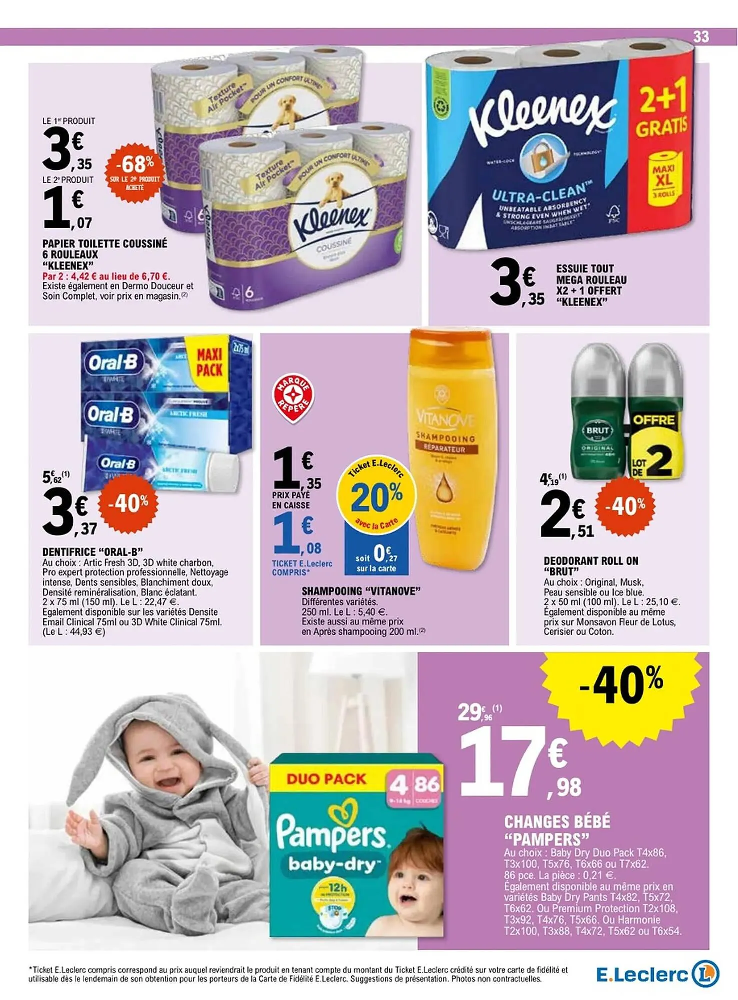Catalogue E.Leclerc du 17 mars au 28 mars 2026 - Catalogue page 33