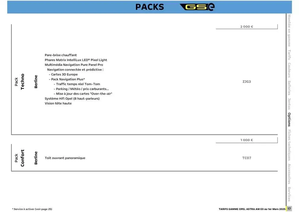 Opel Astra et Astra Sports Tourer du 5 mars au 5 mars 2026 - Catalogue page 18