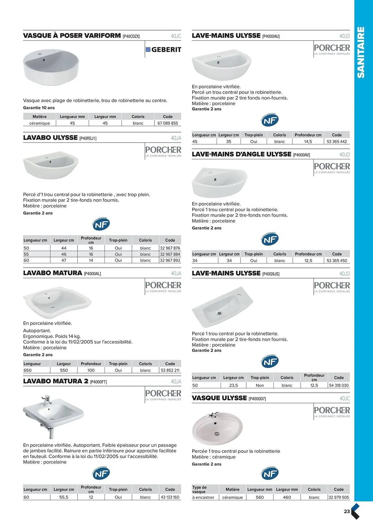 Catalogue Prolians du 2 octobre au 31 décembre 2025 - Catalogue page 23