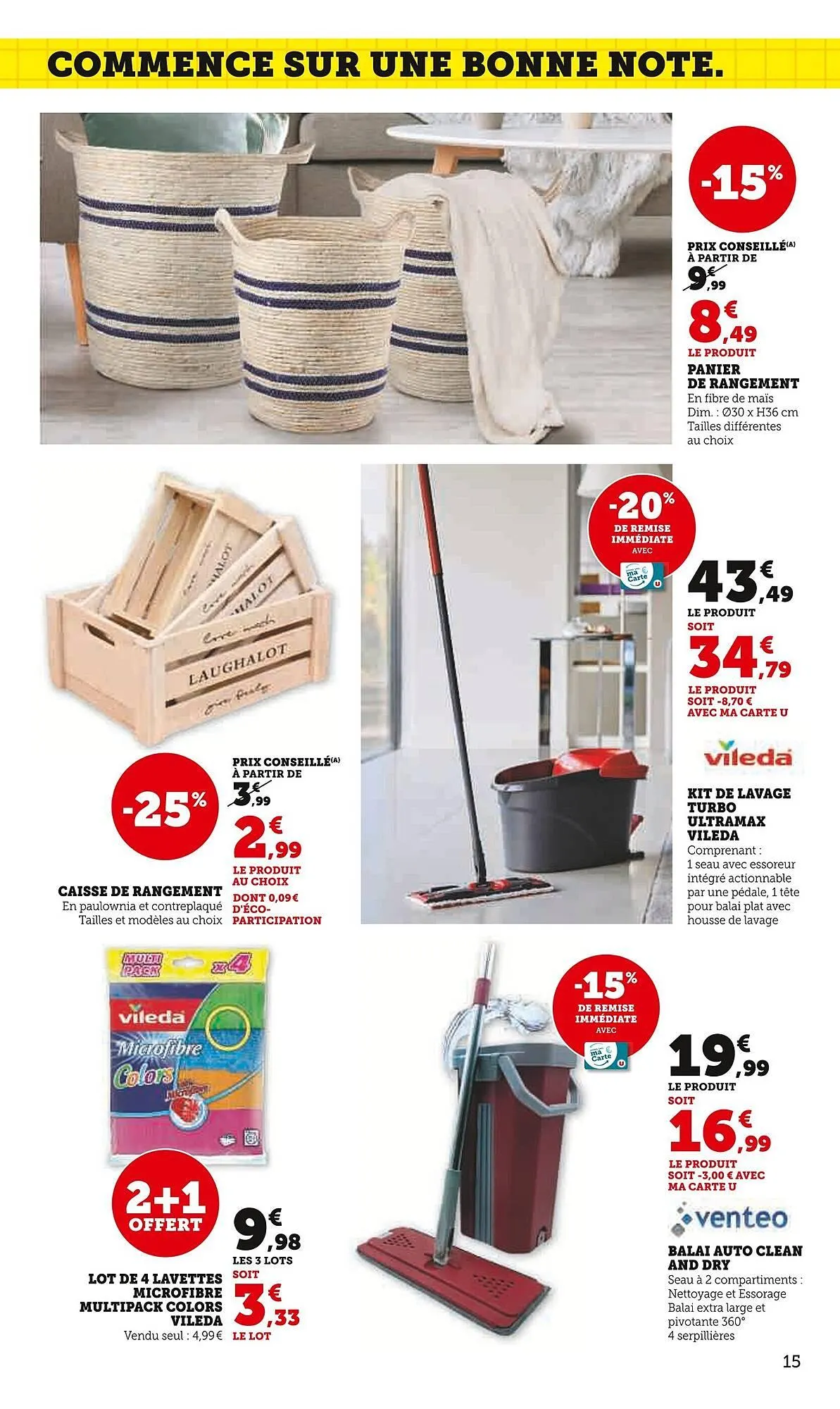 Catalogue Super U du 19 août au 7 septembre 2025 - Catalogue page 15