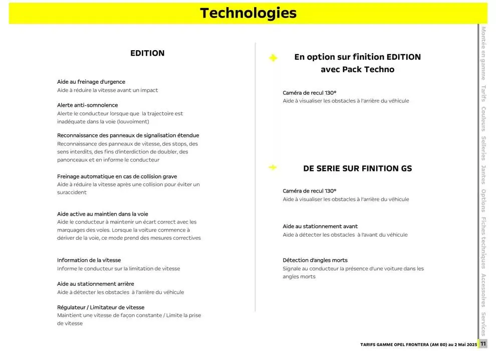 Opel Nouveau Frontera du 12 mai au 12 mai 2026 - Catalogue page 12