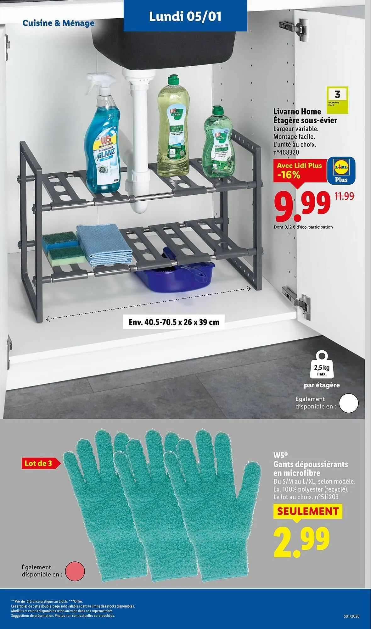 Catalogue Lidl du 3 janvier au 7 janvier 2026 - Catalogue page 61