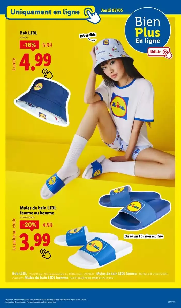 Découvrez des équipements pour vos sorties en plein air et pour embêllir votre jardin ! du 5 mai au 8 mai 2025 - Catalogue page 43