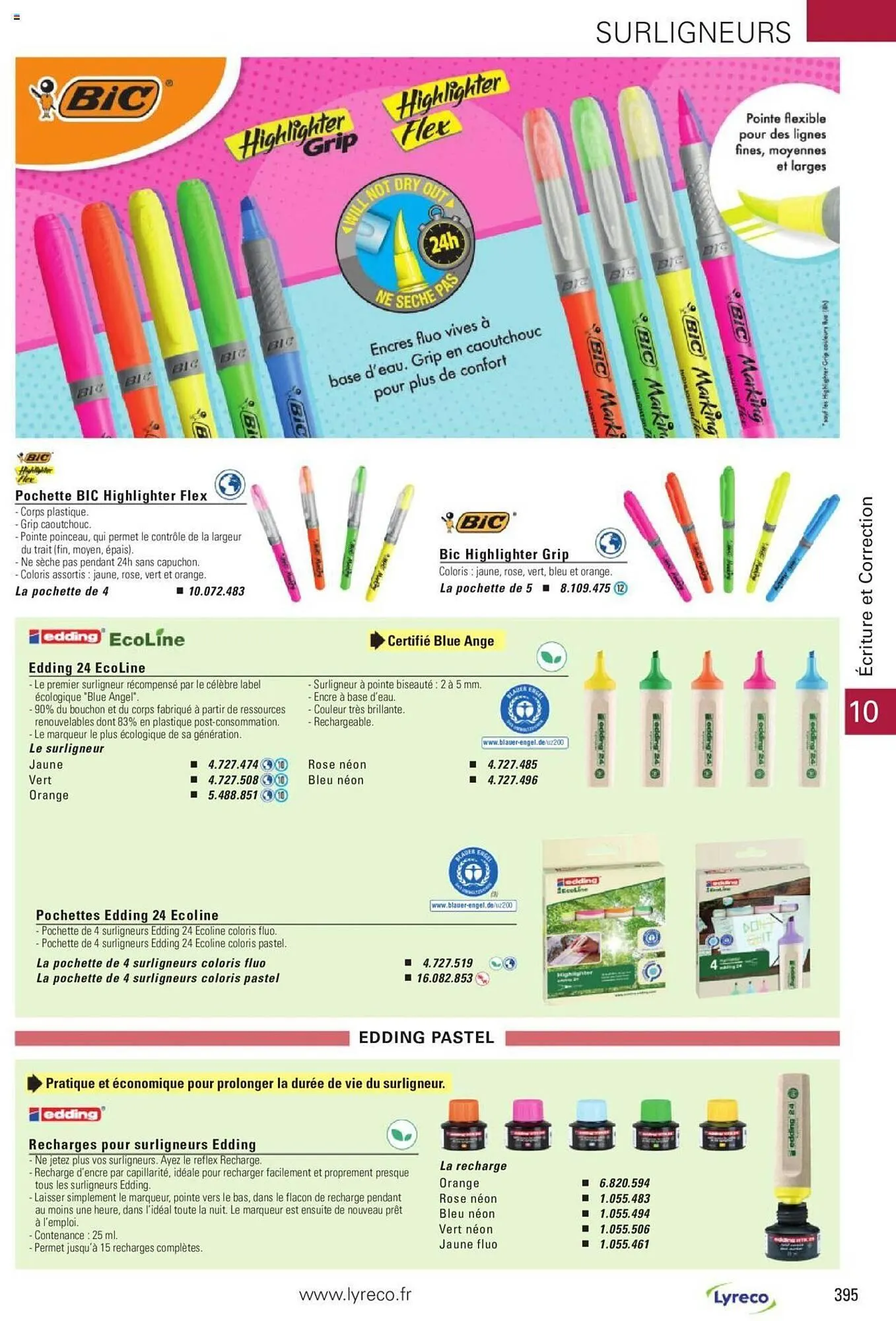 Catalogue Lyreco du 15 mai au 31 décembre 2023 - Catalogue page 395