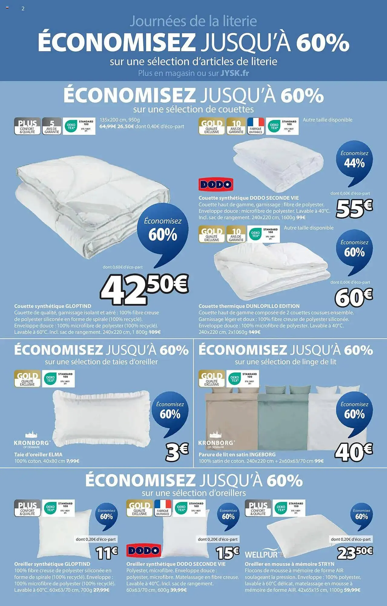 Catalogue JYSK du 24 juin au 21 juillet 2025 - Catalogue page 2