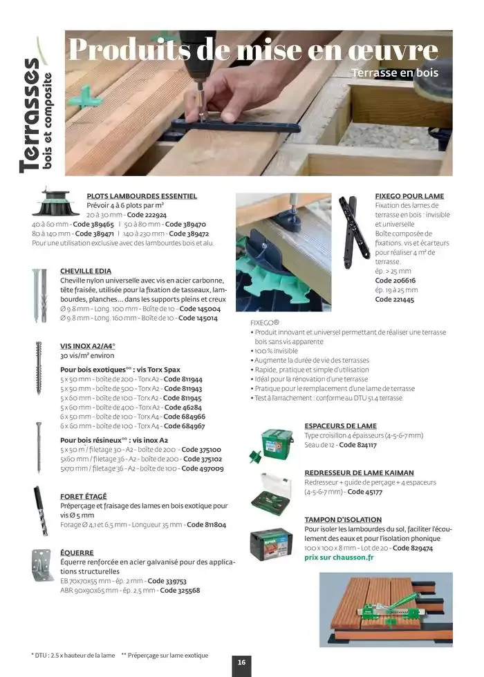 Aménagez votre extérieur SAISON 2025 du 1 janvier au 31 décembre 2025 - Catalogue page 18