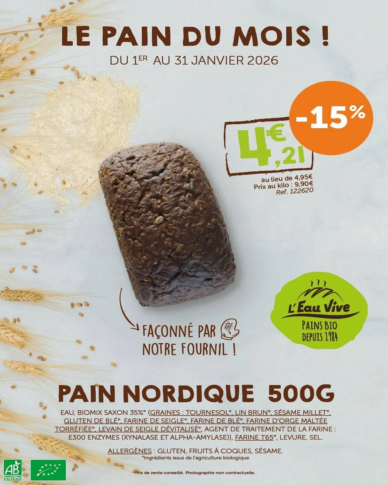 Catalogue L'Eau Vive du 15 janvier au 31 janvier 2026 - Catalogue page 1