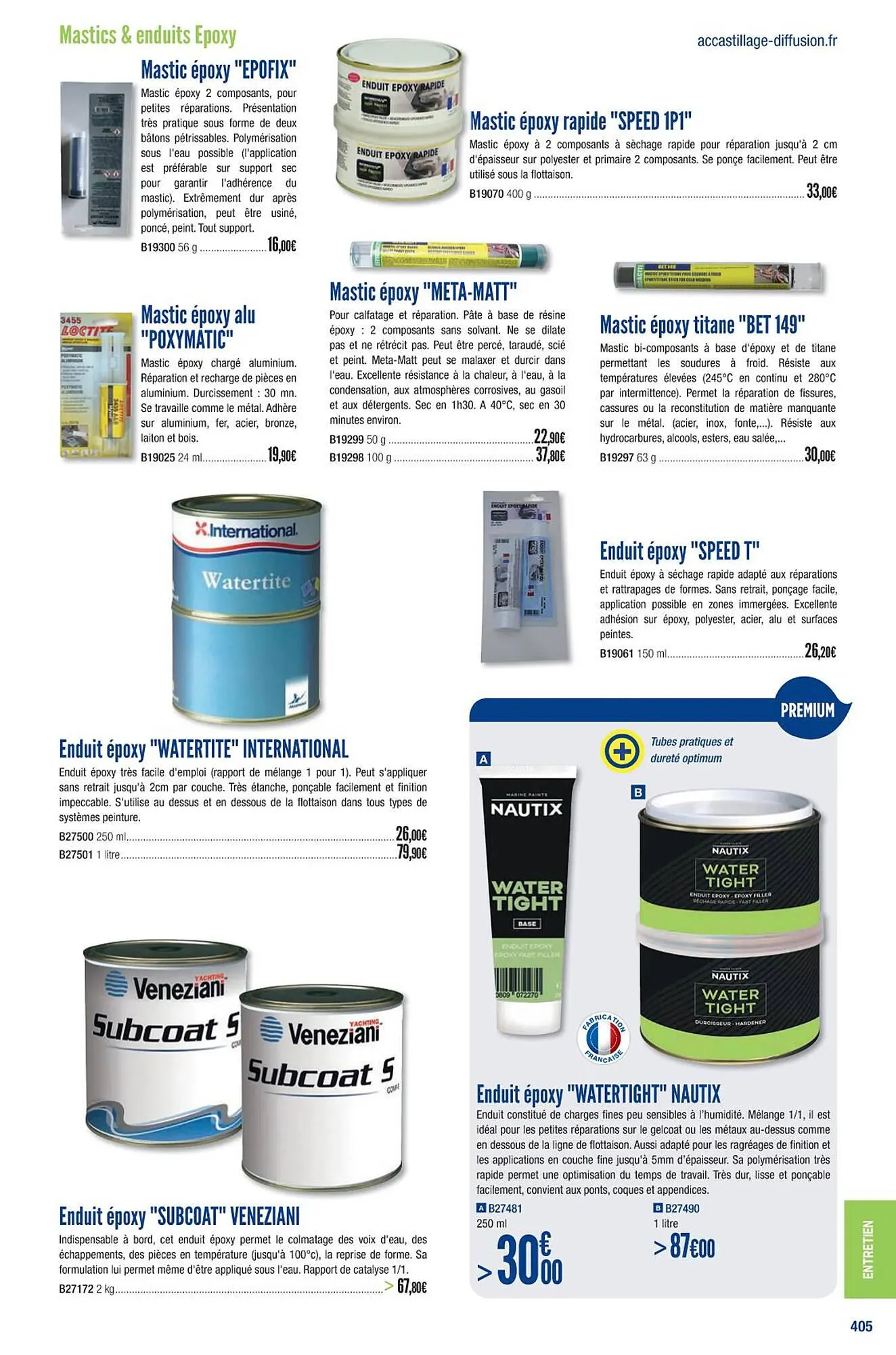 Catalogue Accastillage Diffusion du 1 mars au 31 décembre 2023 - Catalogue page 407
