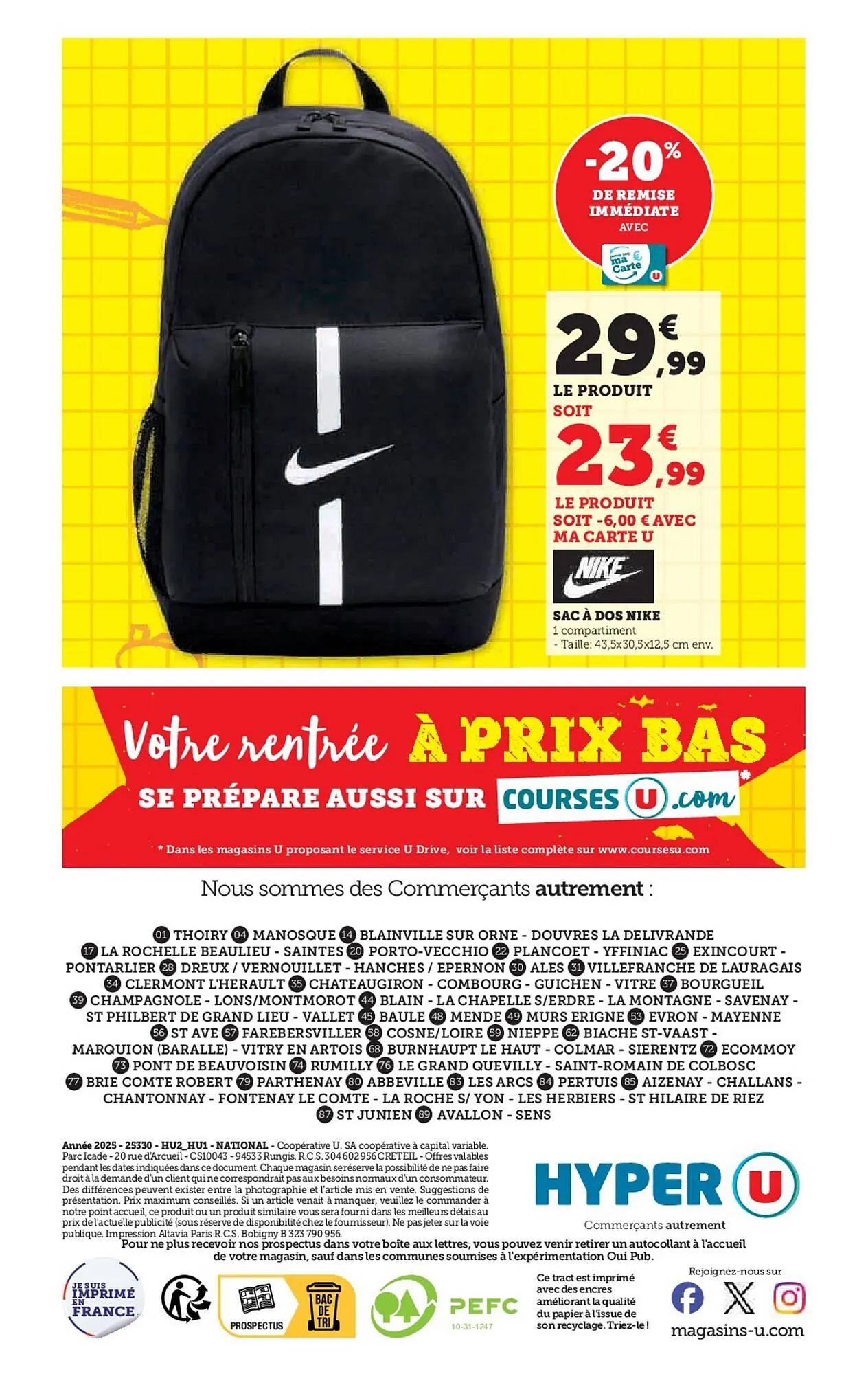 Catalogue Hyper U du 16 juillet au 10 août 2025 - Catalogue page 36
