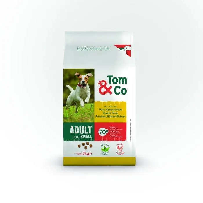Tom&co mini adult vers vlees kip 2kg