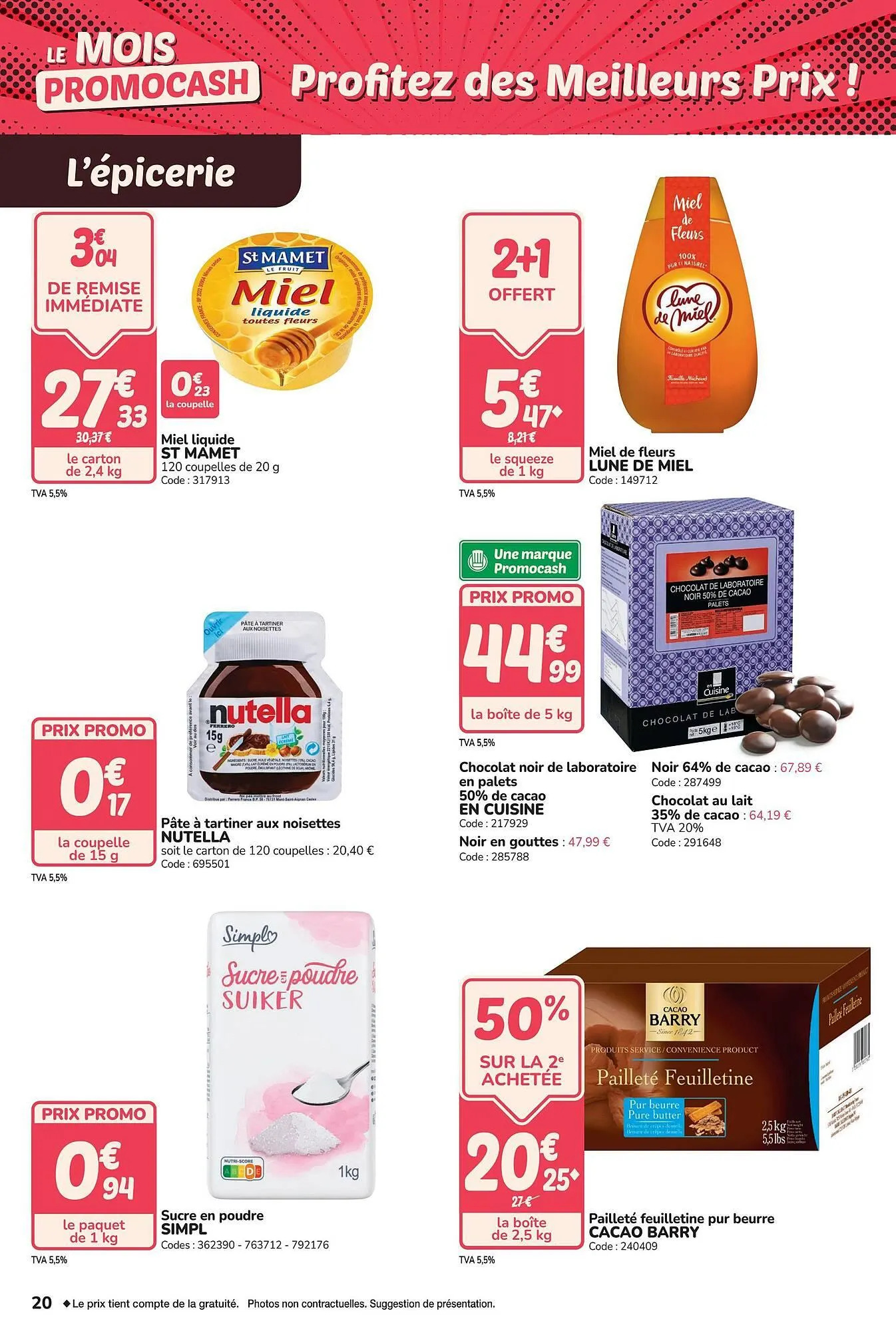 Catalogue Promocash du 31 mars au 25 avril 2026 - Catalogue page 20