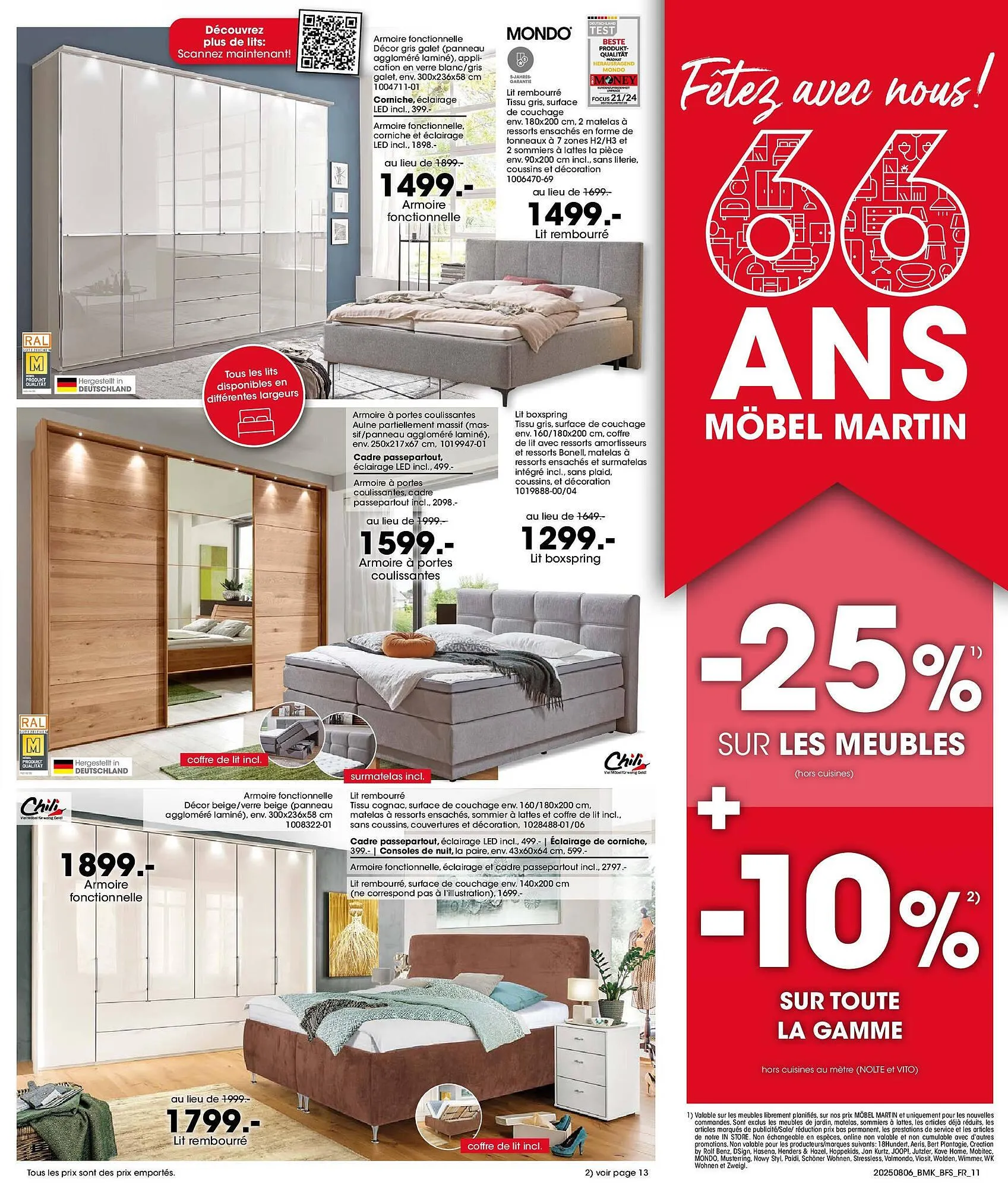 Catalogue Möbel Martin du 5 août au 19 août 2025 - Catalogue page 11