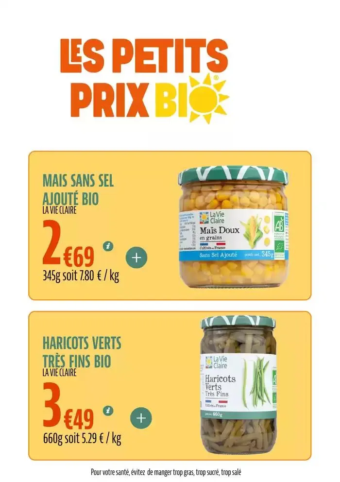 LES PETITS PRIX BIO du 11 mars au 31 décembre 2025 - Catalogue page 12