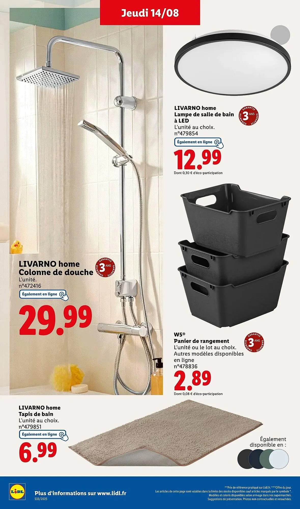 Catalogue Lidl du 11 août au 14 août 2025 - Catalogue page 36