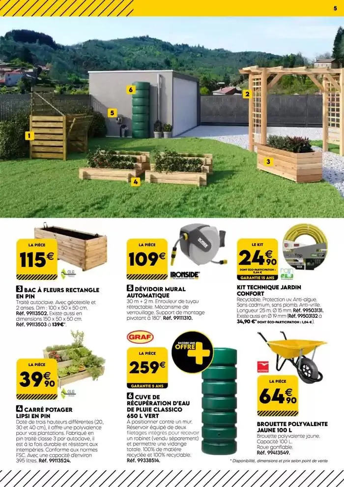 TOUT POUR LES BEAUX JOURS AJIMATERIAUX Mars 2025 du 3 mars au 31 mars 2025 - Catalogue page 5