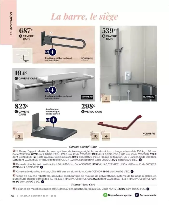 Cedeo Habitat confort du 1 octobre au 31 mai 2025 - Catalogue page 94