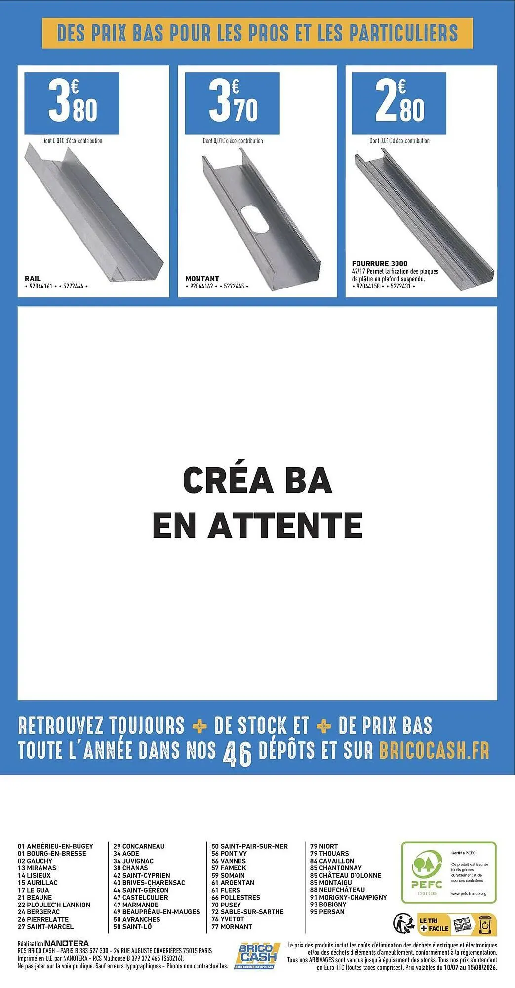 Catalogue Brico Cash du 10 juillet au 15 août 2026 - Catalogue page 8