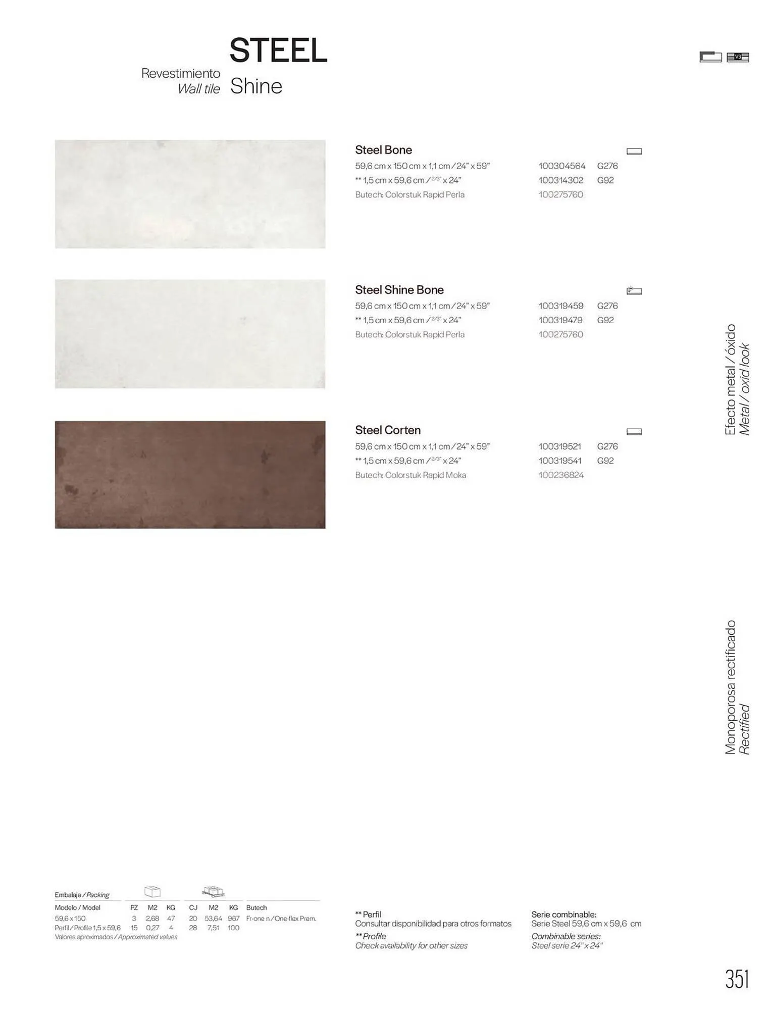 Catalogue Porcelanosa du 27 janvier au 31 décembre 2025 - Catalogue page 353