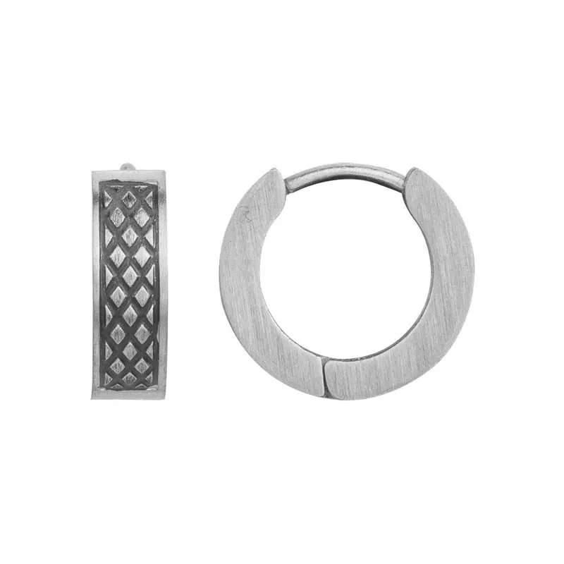 Créoles Anis en Acier 316L