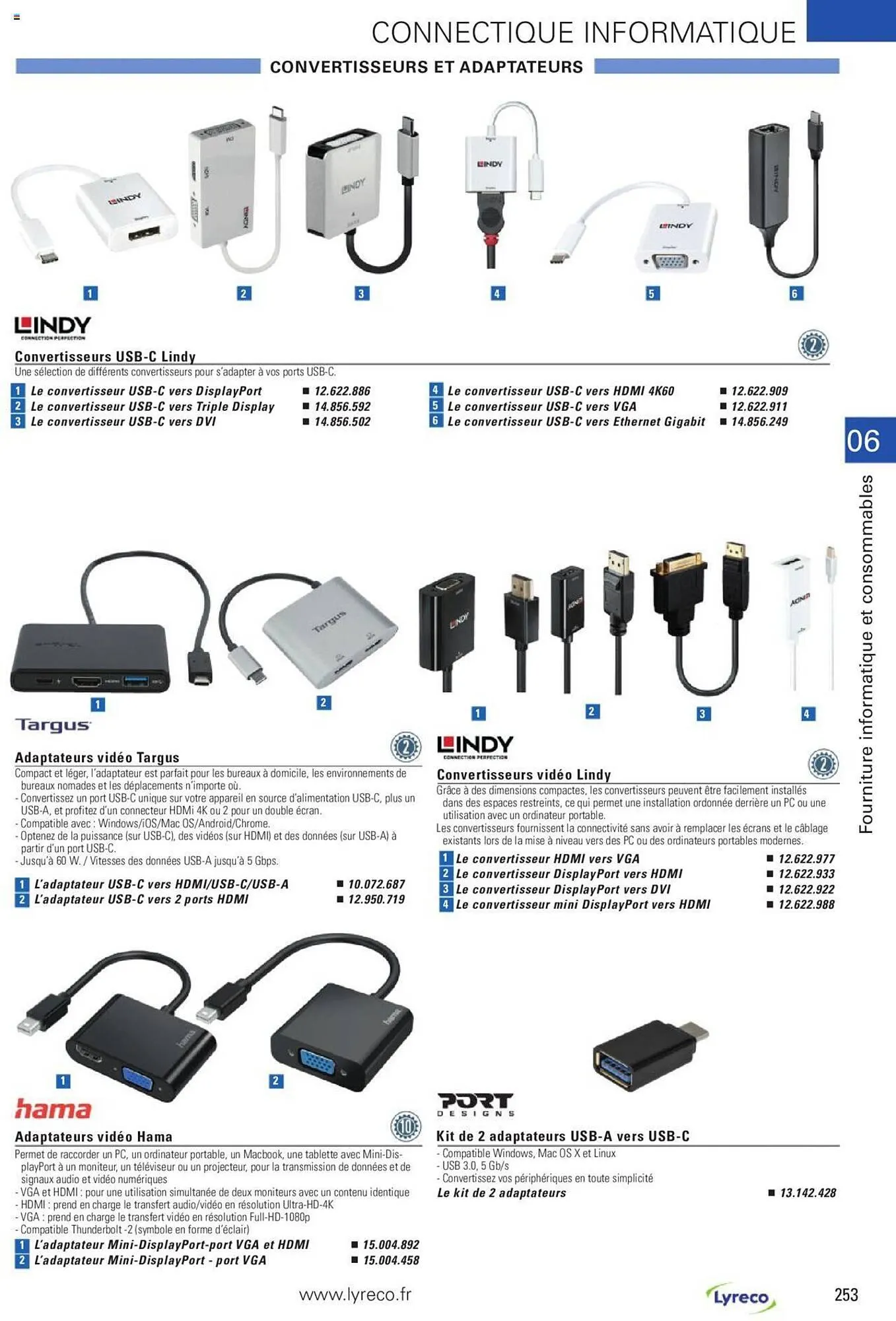 Catalogue Lyreco du 15 mai au 31 décembre 2023 - Catalogue page 253