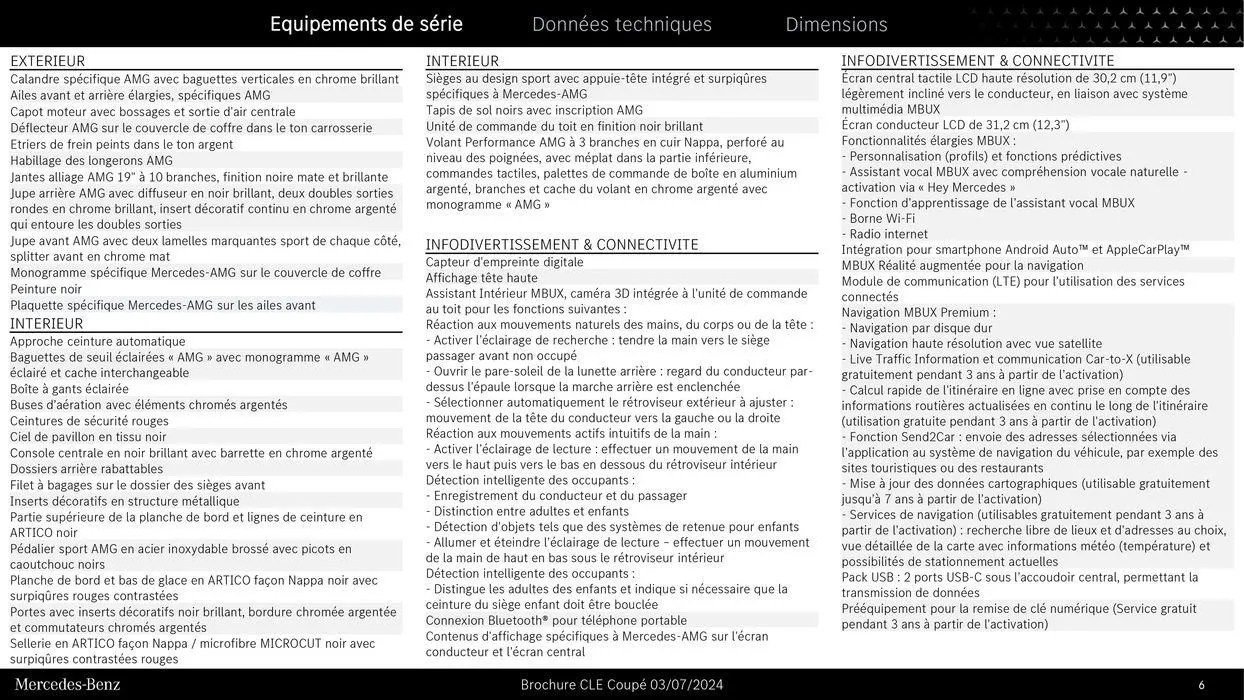Nouveau CLE Coupé du 9 septembre au 31 août 2025 - Catalogue page 6