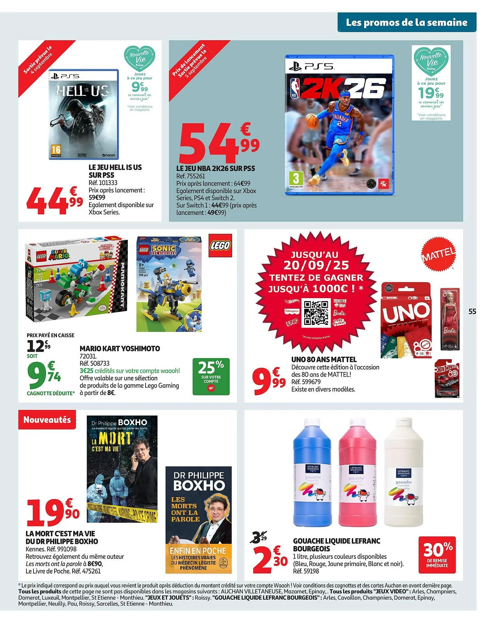 Catalogue Auchan du 2 septembre au 14 septembre 2025 - Catalogue page 55