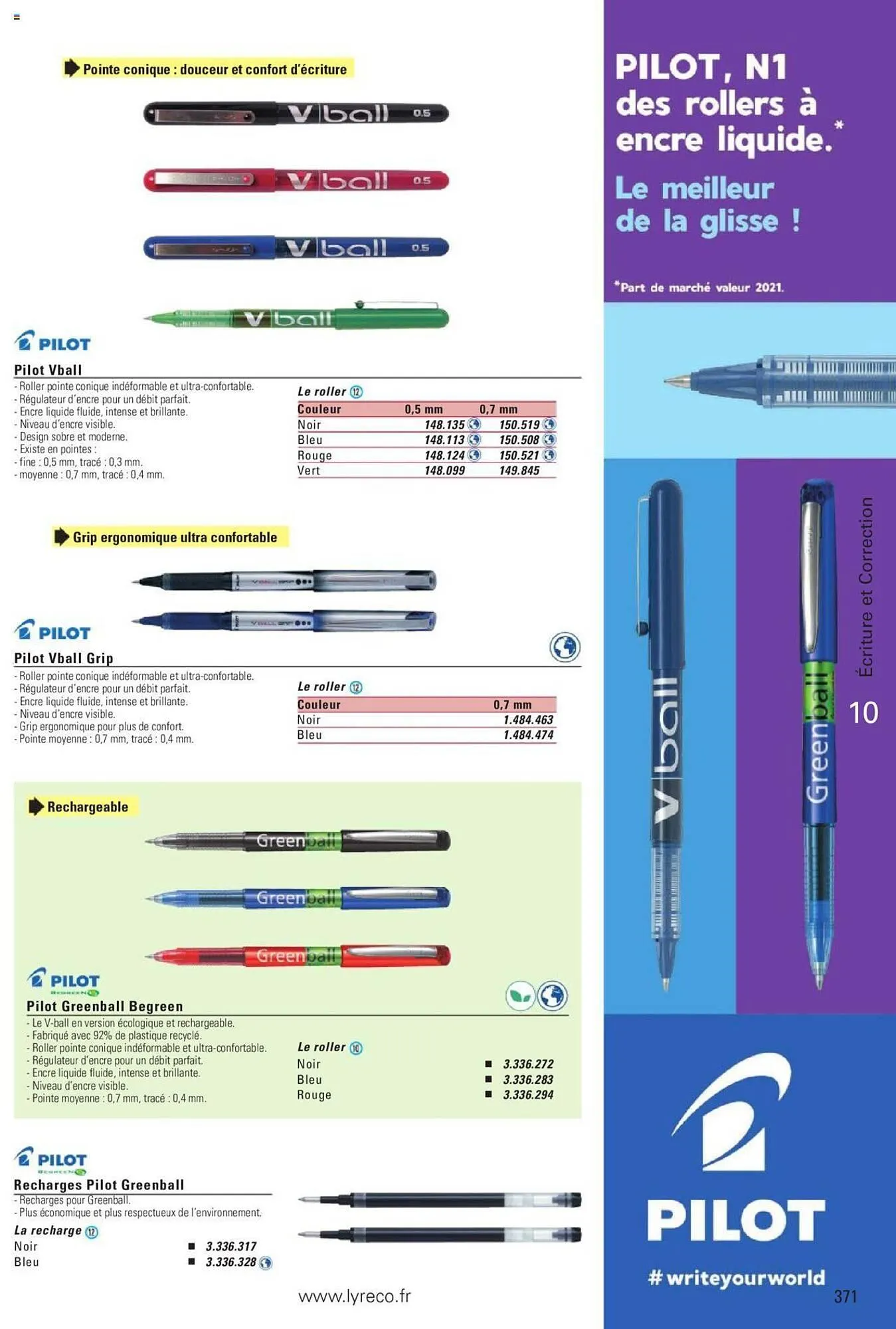Catalogue Lyreco du 15 mai au 31 décembre 2023 - Catalogue page 371