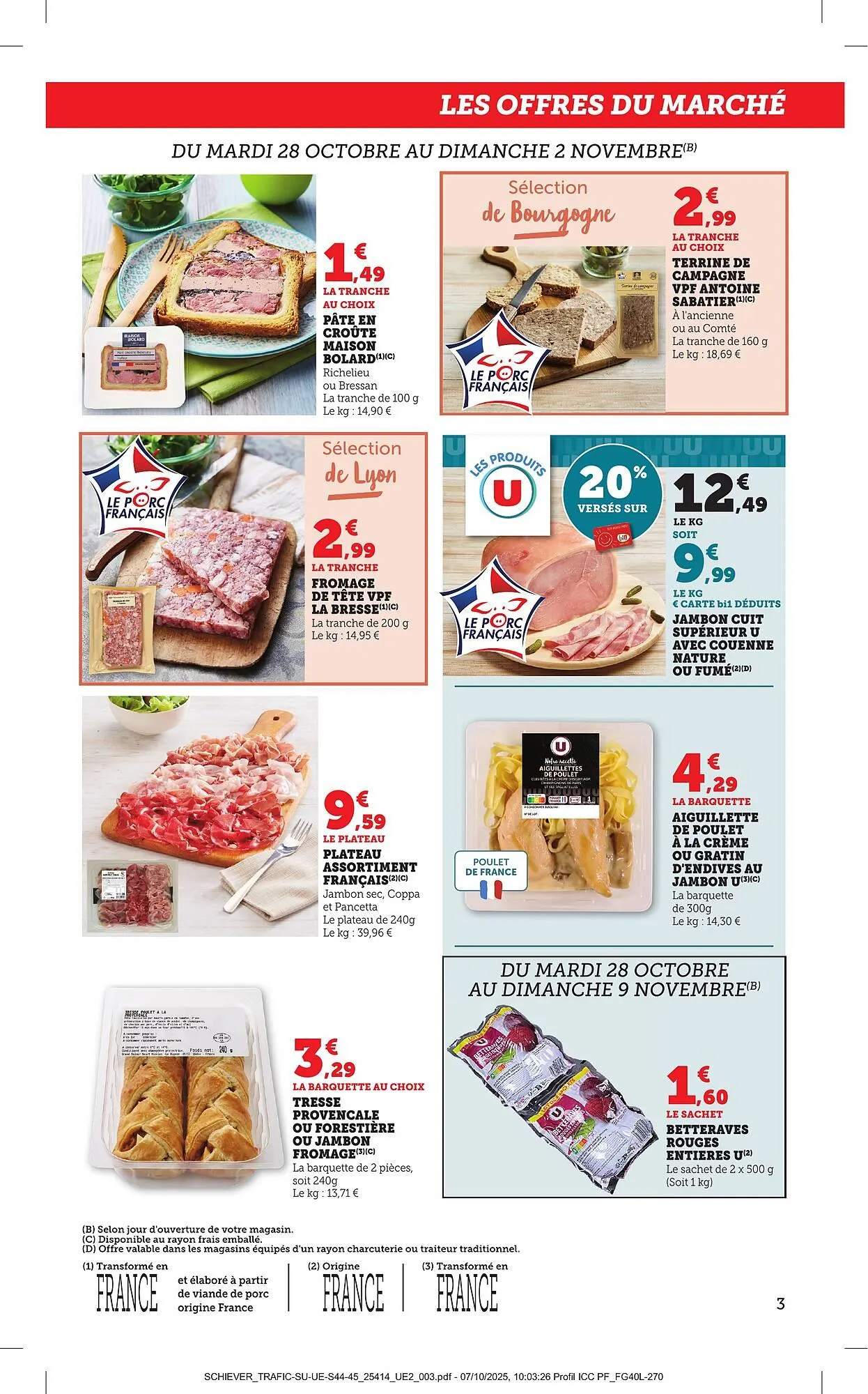 Catalogue Bi1 du 28 octobre au 9 novembre 2025 - Catalogue page 3