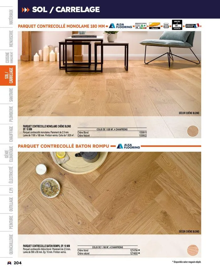Guide produits 2024 du 15 mars au 31 décembre 2024 - Catalogue page 204