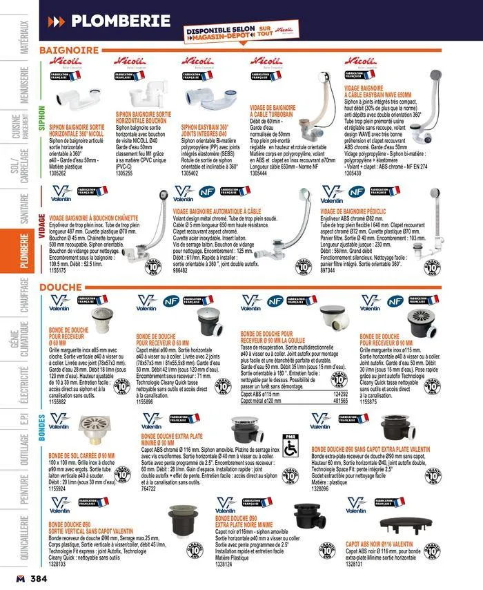 Guide produits 2024 du 15 mars au 31 décembre 2024 - Catalogue page 384