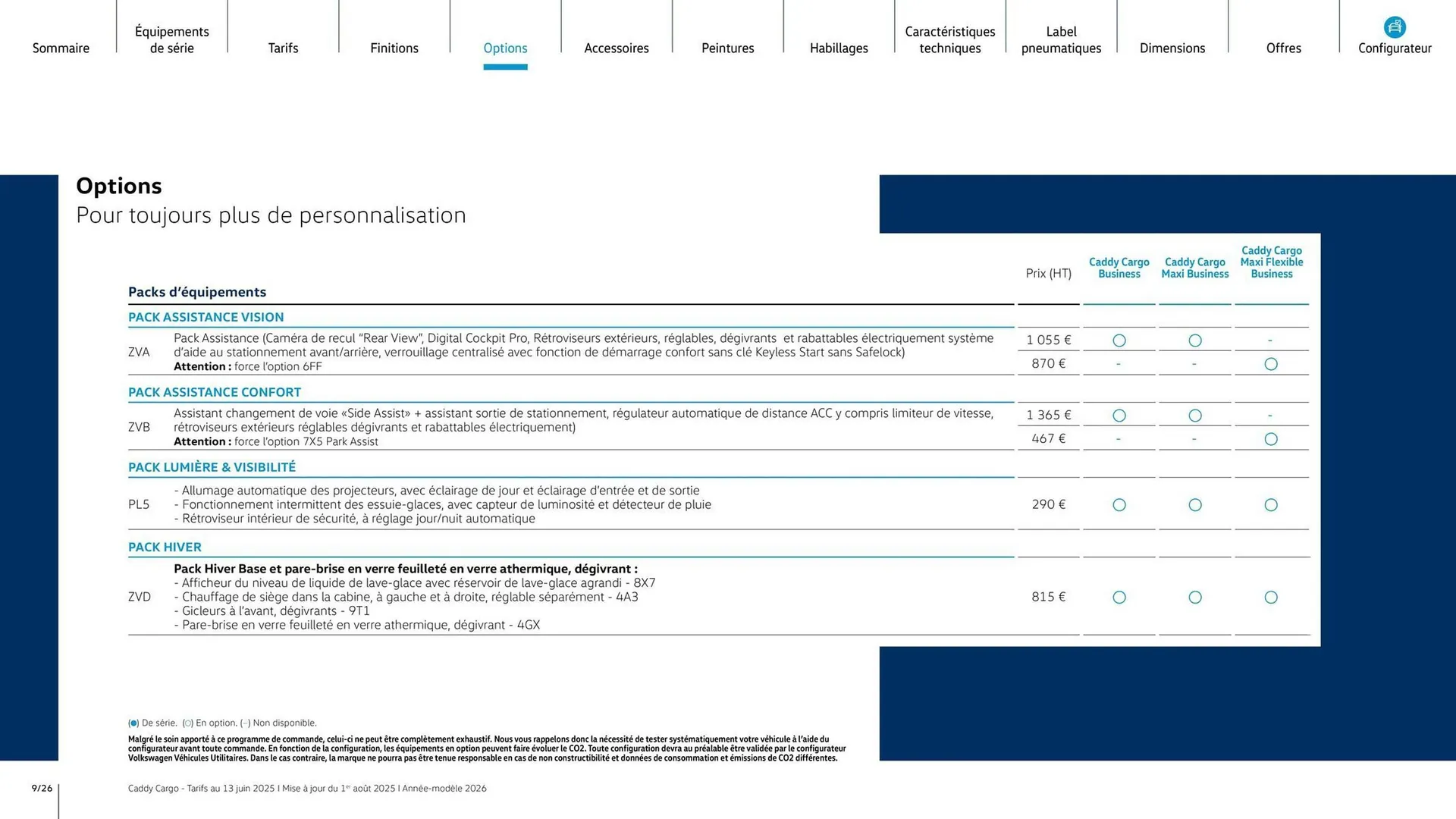 Catalogue Volkswagen du 7 août au 31 mars 2026 - Catalogue page 9