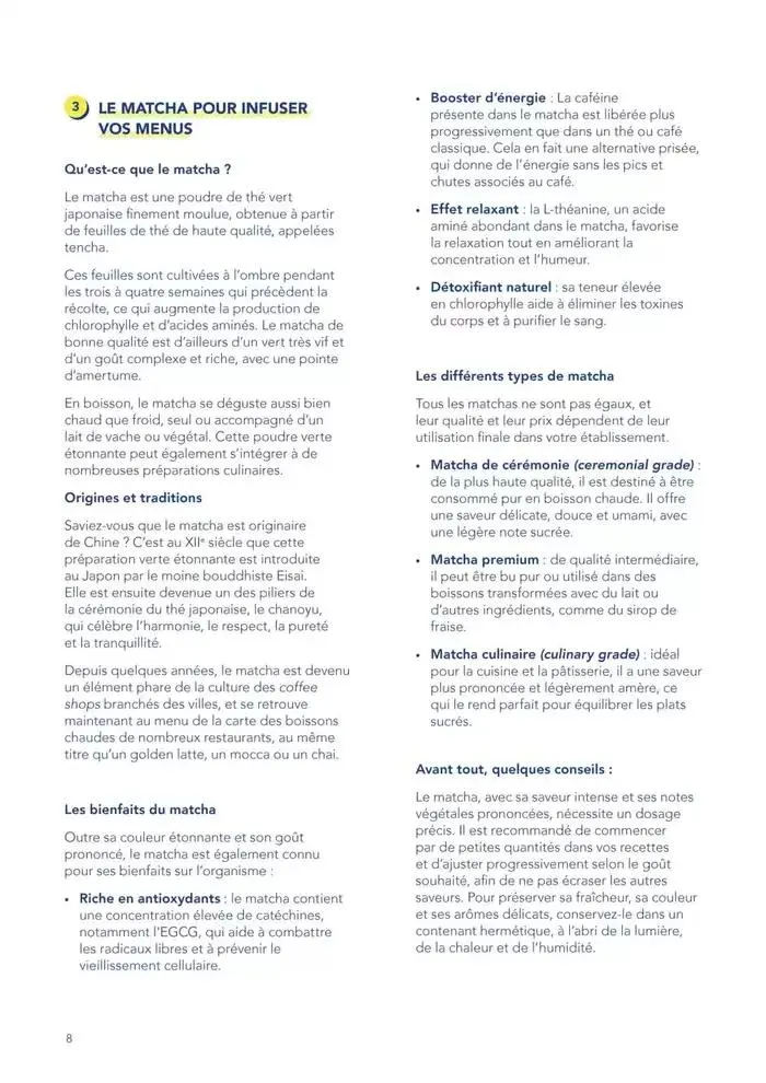 Metro Tendances Restauration 2025 du 3 février au 31 décembre 2025 - Catalogue page 8