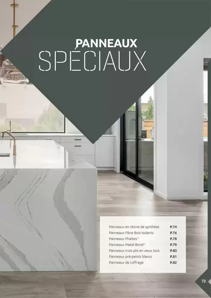 Aménagents Intérieurs du 9 décembre au 9 juin 2025 - Catalogue page 73