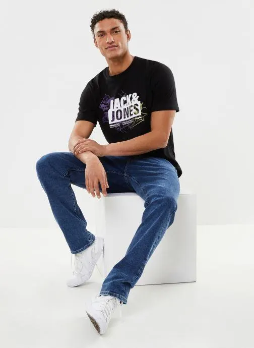 T-shirt - JCOMAP LOGO TEE SS CREW NECK SN - Noir