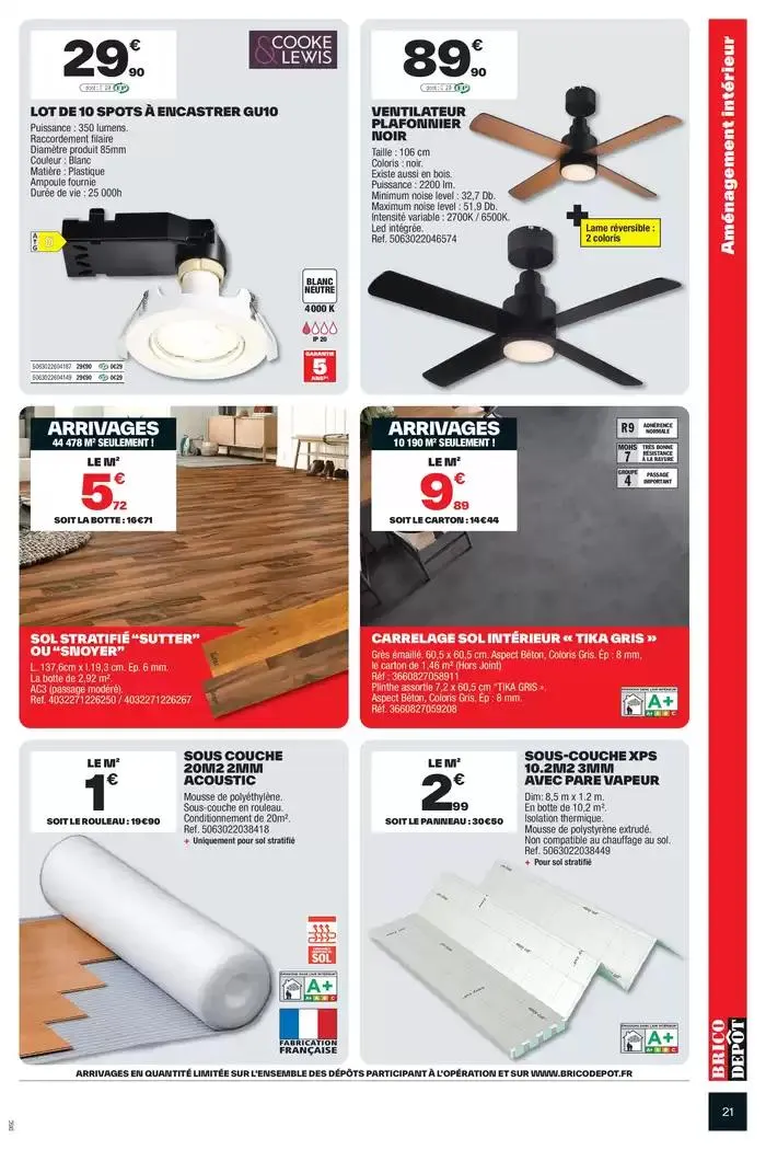 Spécial chantier extérieur ! du 4 avril au 24 avril 2025 - Catalogue page 21