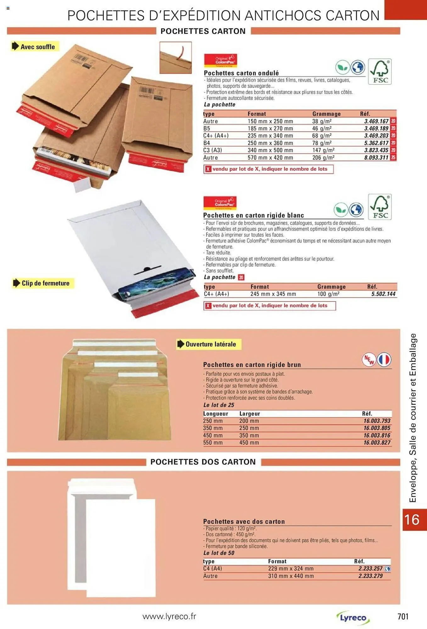 Catalogue Lyreco du 15 mai au 31 décembre 2023 - Catalogue page 701