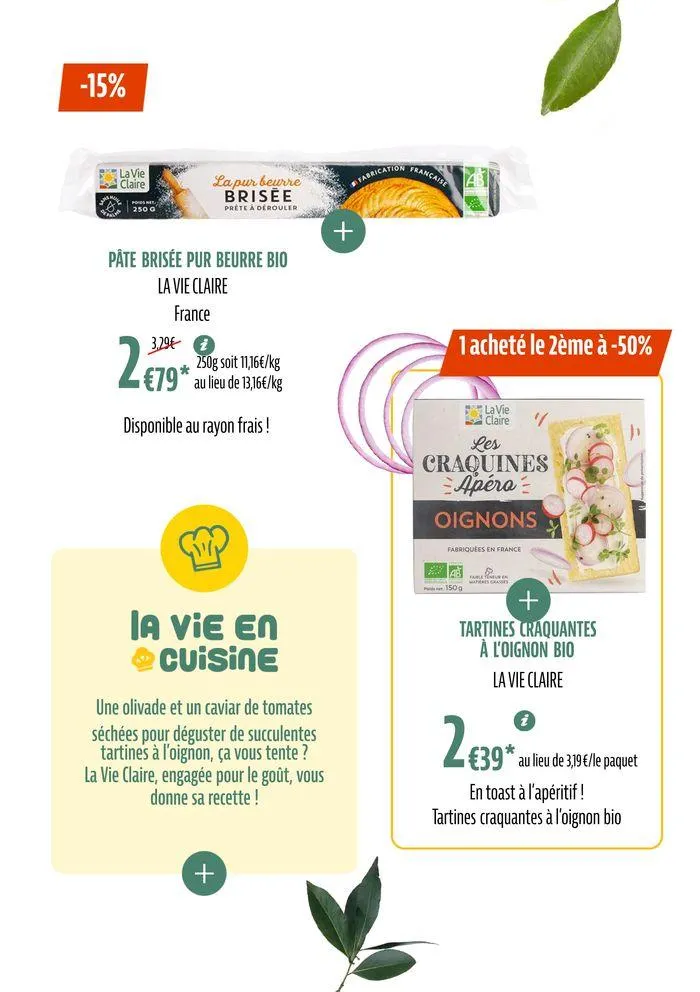Tutes Nos Promos Bio Pour Un Ete Savoureux du 28 juin au 7 juillet 2024 - Catalogue page 11