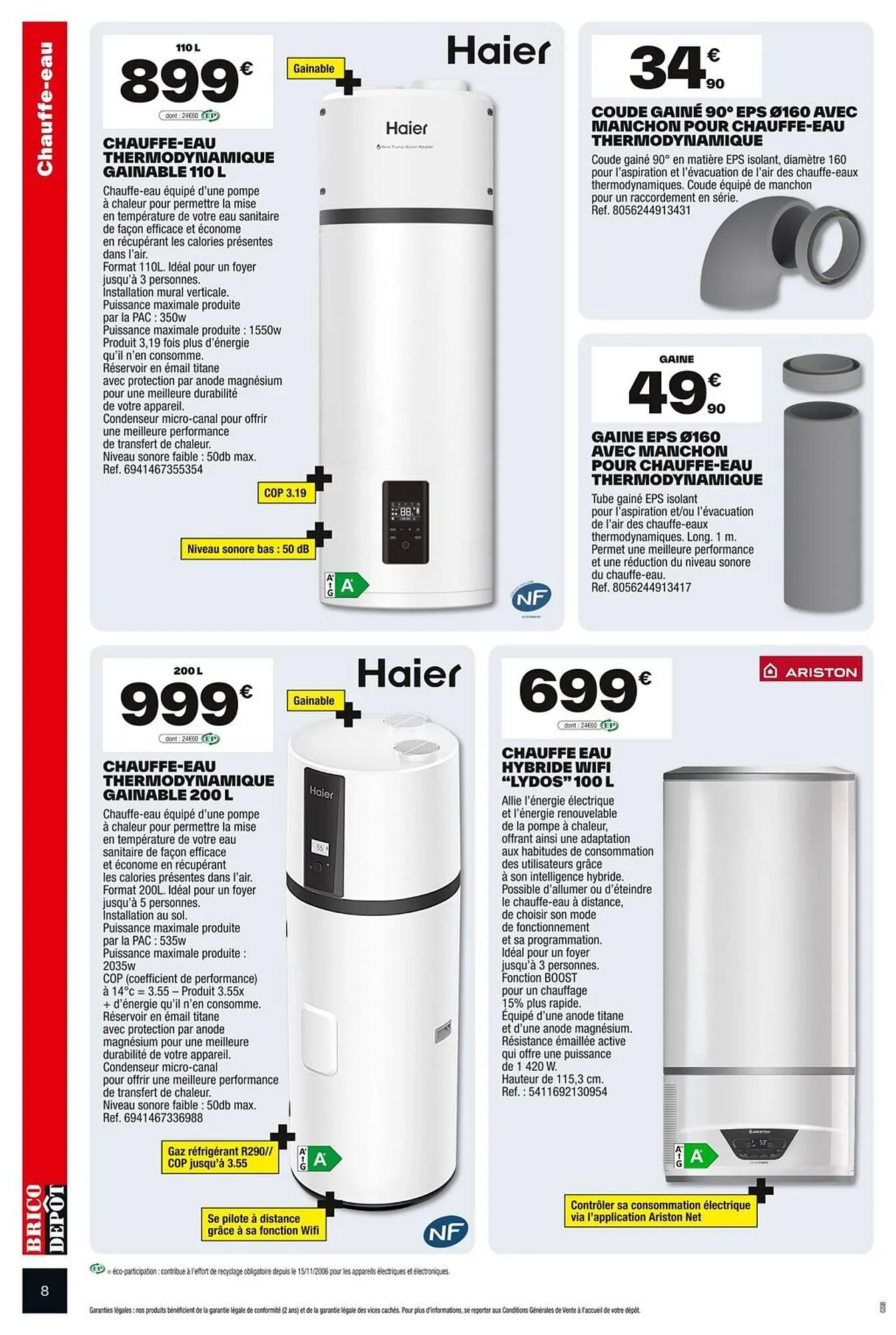 Catalogue Brico Dépôt du 3 octobre au 16 octobre 2025 - Catalogue page 8