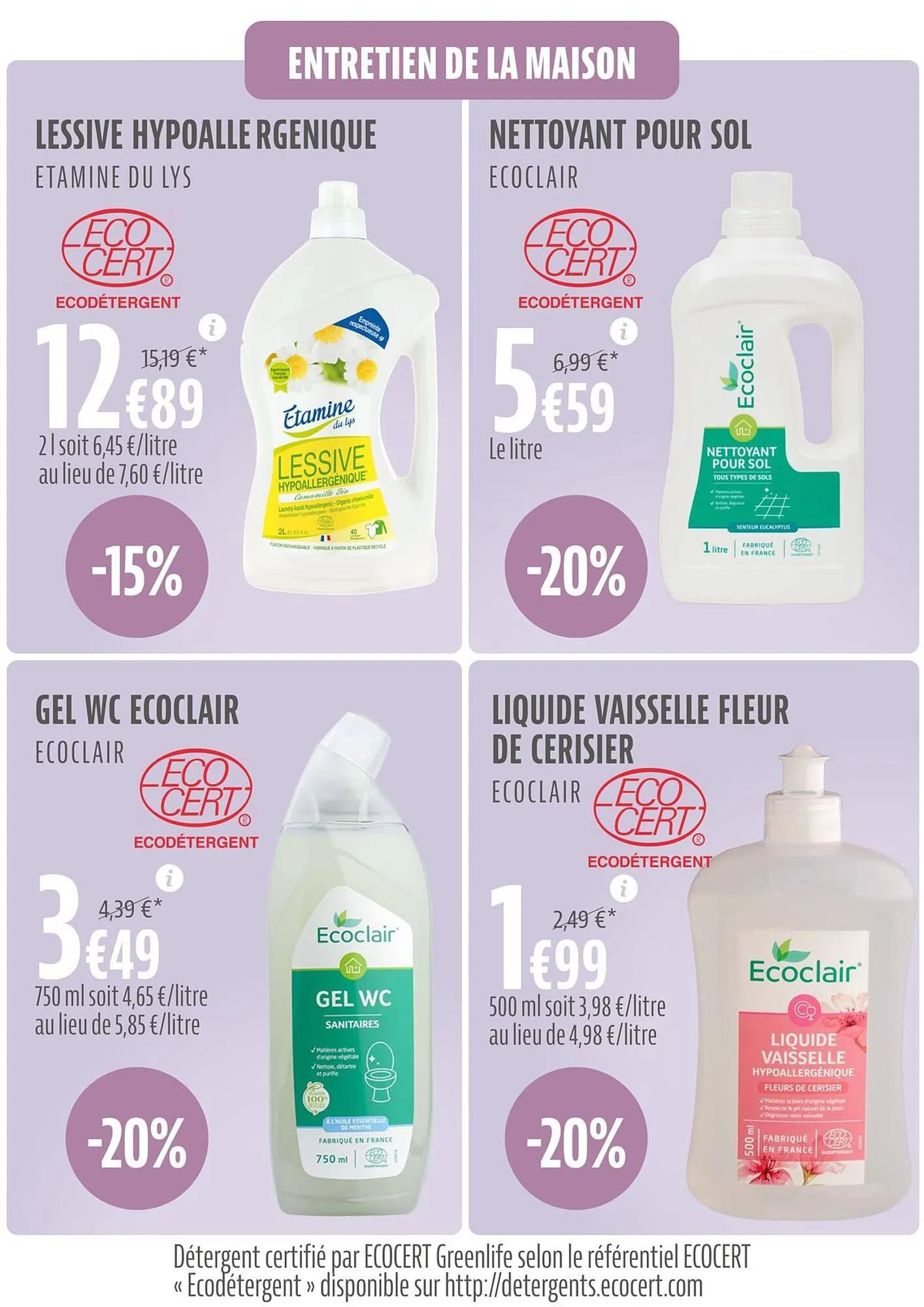 Catalogue La Vie Claire du 2 novembre au 16 novembre 2023 - Catalogue page 20