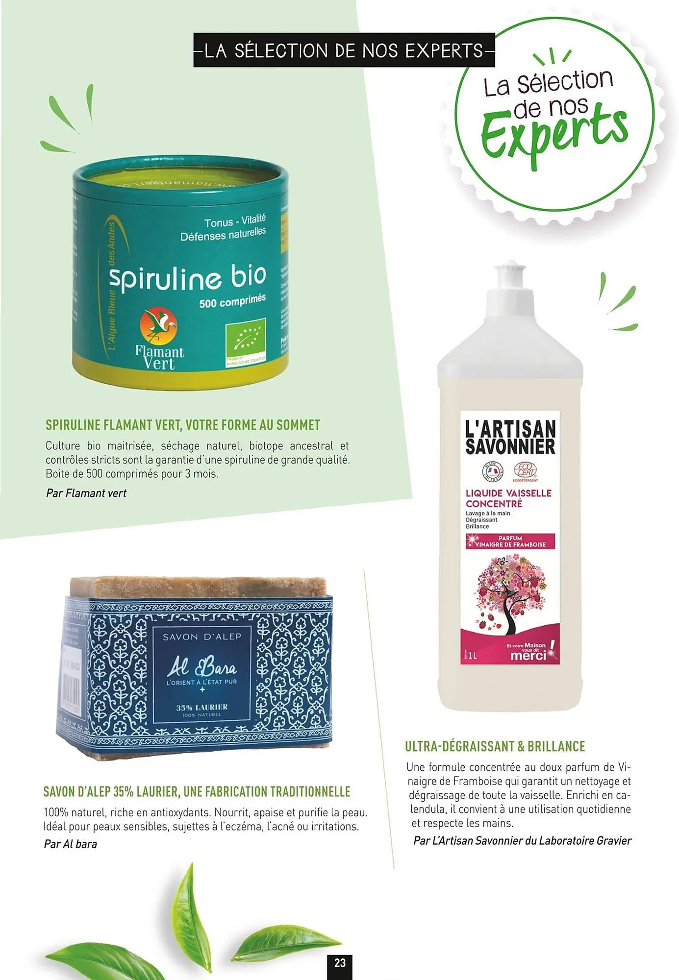 Catalogue naturéO du 18 septembre au 21 décembre 2025 - Catalogue page 23