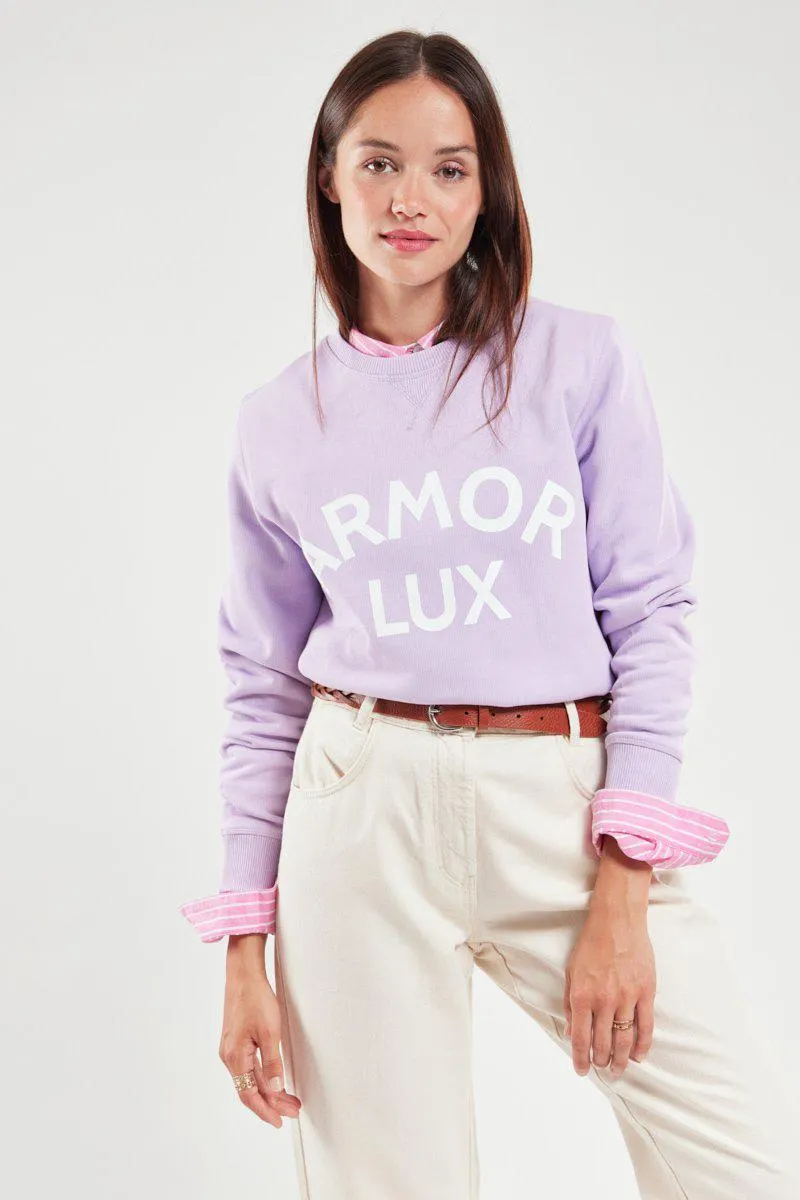 Sweat mixte "Armor-lux" - coton issu de l'agriculture biologique