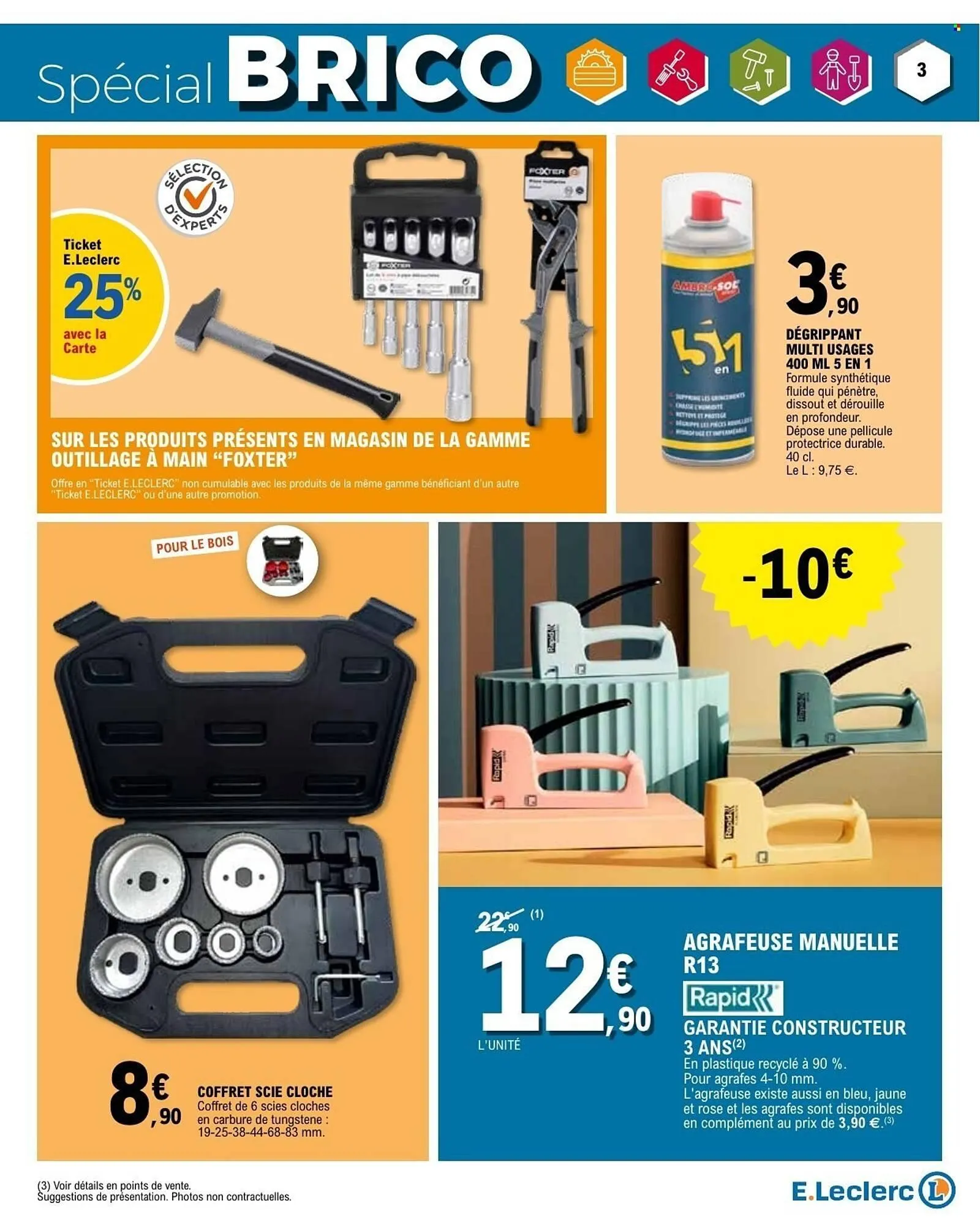 Catalogue E.Leclerc Brico du 27 janvier au 7 février 2026 - Catalogue page 3