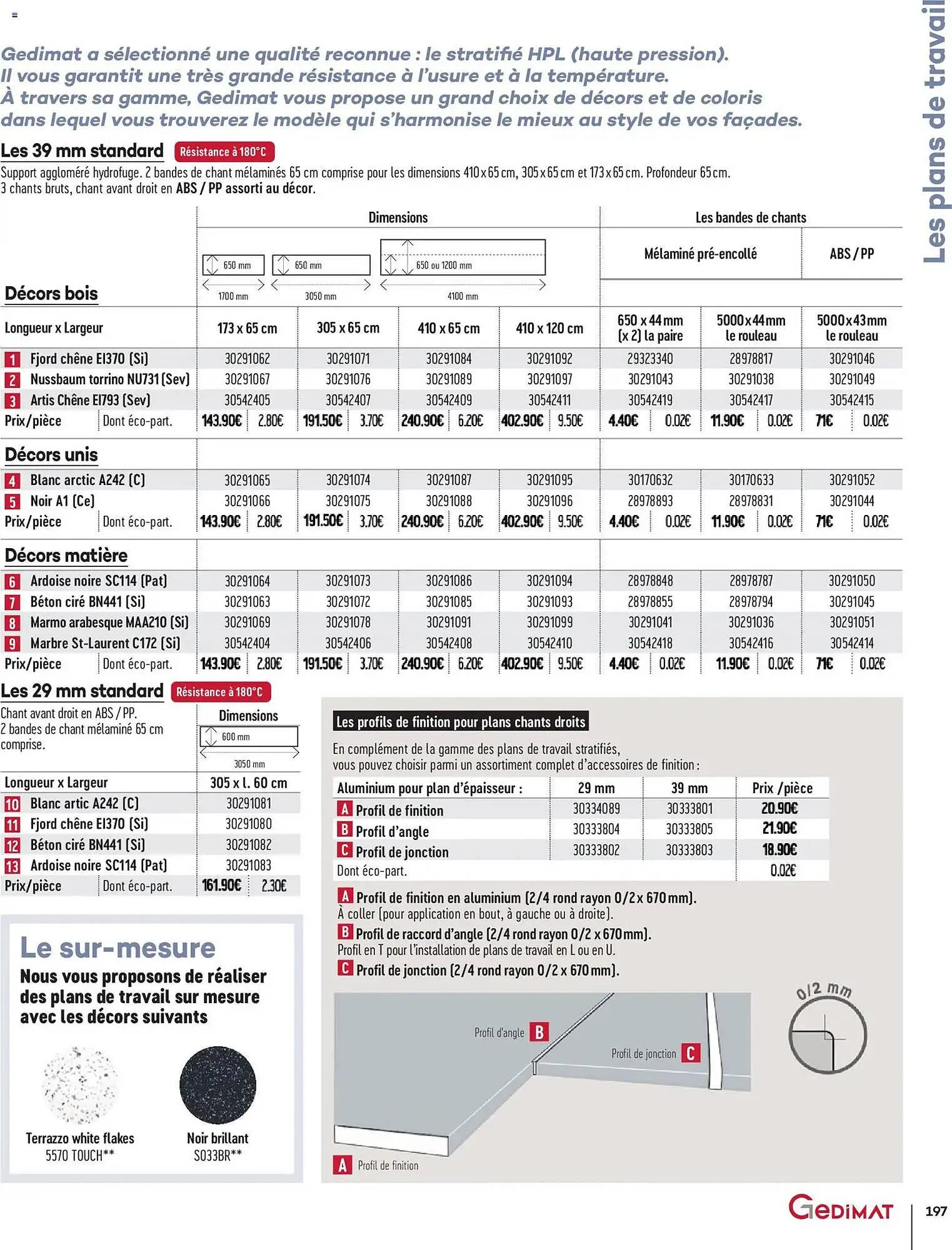 Catalogue Gedimat du 1 avril au 30 avril 2026 - Catalogue page 197