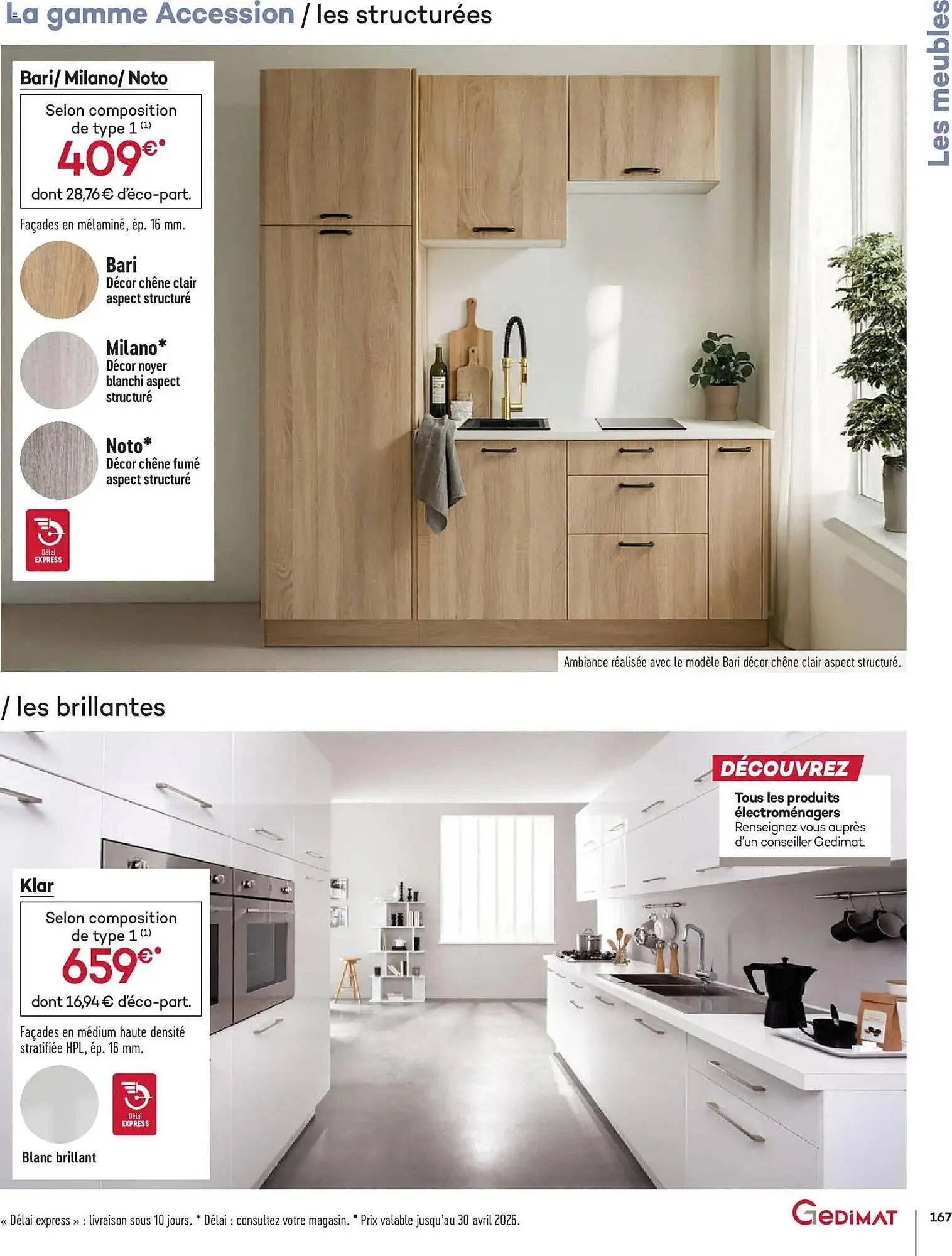 Catalogue Gedimat du 1 avril au 30 avril 2026 - Catalogue page 167